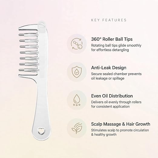 Hair Oil Applicator Comb