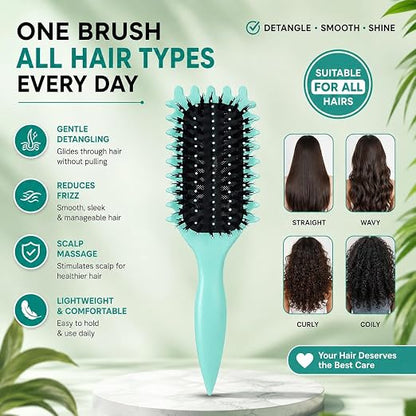 Curl Detangler Hair Brush Comb PACK OF 1